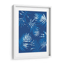 Blue Palm Leaves 1 - David Aste | Cuadro decorativo de Canvas Lab