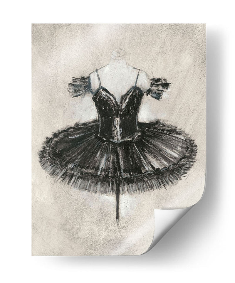 Vestido De Ballet Negro Ii - Ethan Harper | Cuadro decorativo de Canvas Lab