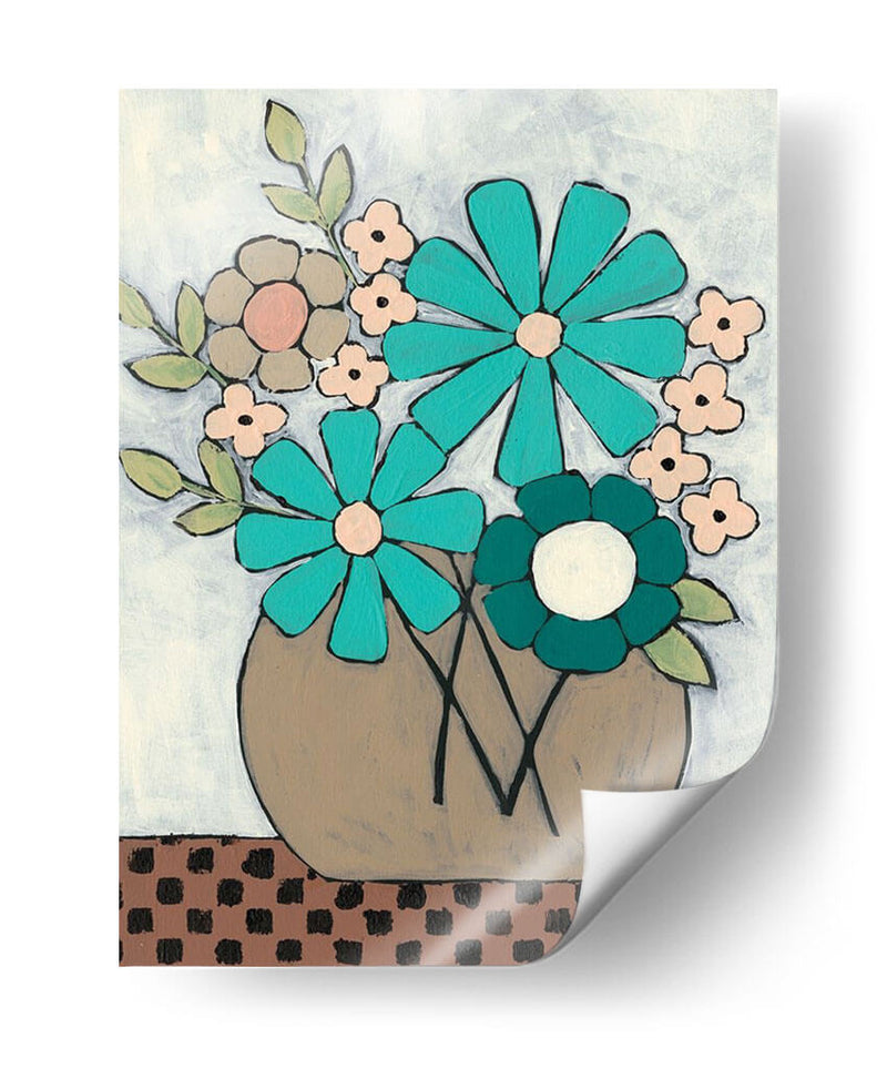 Bouquet De Verano Medio Ii - Regina Moore | Cuadro decorativo de Canvas Lab