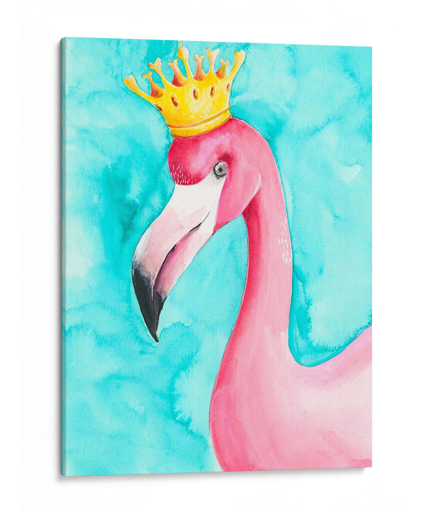 Reina Flamingo I - Regina Moore | Cuadro decorativo de Canvas Lab