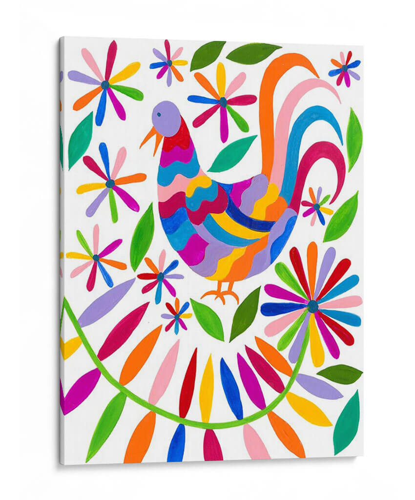 Otomi Pájaro I - Regina Moore | Cuadro decorativo de Canvas Lab