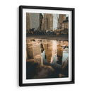 Rascacielos en el agua | Cuadro decorativo de Canvas Lab