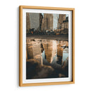 Rascacielos en el agua | Cuadro decorativo de Canvas Lab