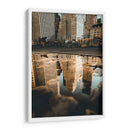 Rascacielos en el agua | Cuadro decorativo de Canvas Lab