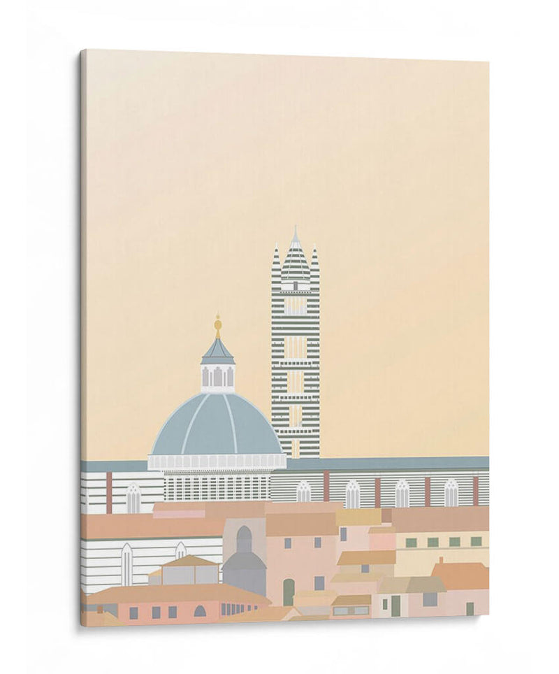 Viajes Europa - Duomo Di Siena - Gurli Soerensen | Cuadro decorativo de Canvas Lab