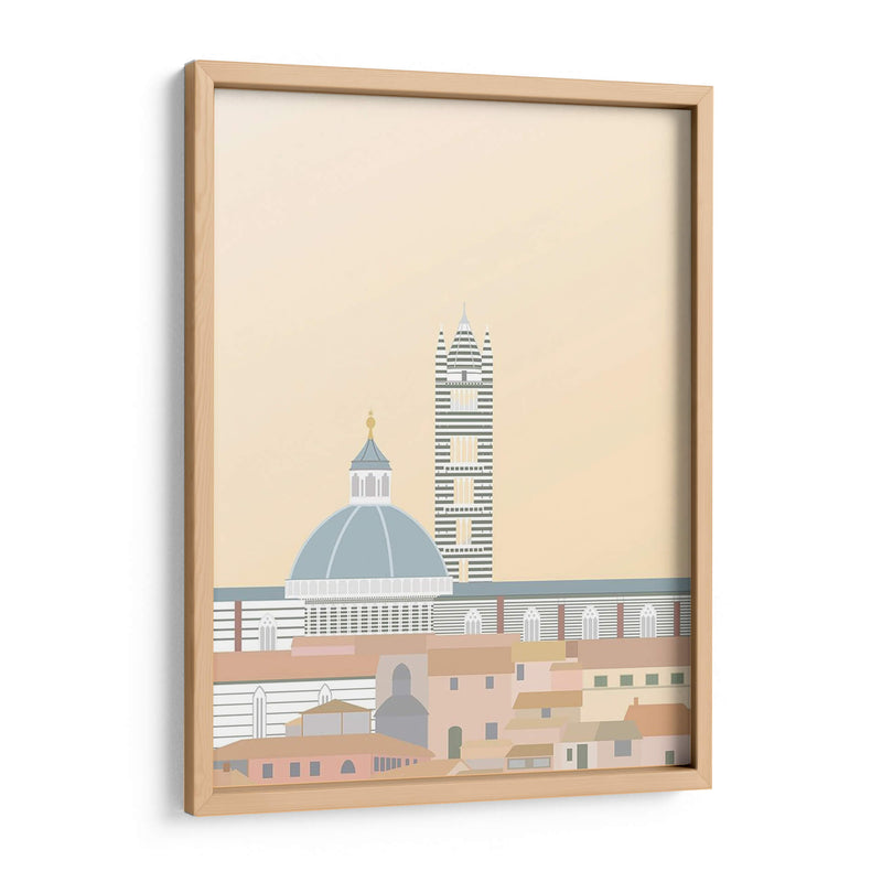 Viajes Europa - Duomo Di Siena - Gurli Soerensen | Cuadro decorativo de Canvas Lab