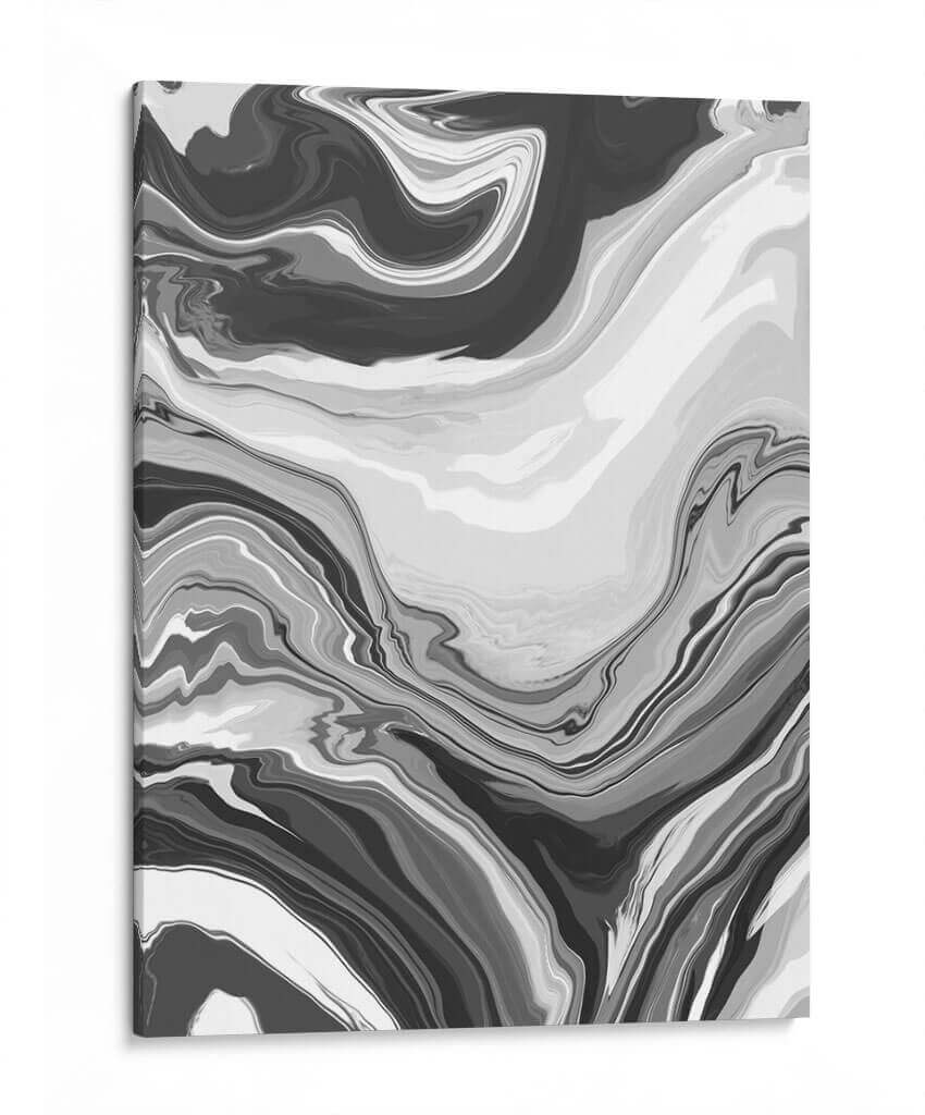 Negro Fluido 01 - Marmolista | Cuadro decorativo de Canvas Lab