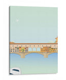 Viajes Europa - Ponte Vecchio - Gurli Soerensen | Cuadro decorativo de Canvas Lab