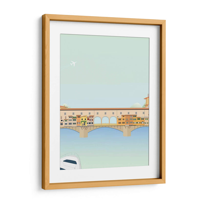 Viajes Europa - Ponte Vecchio - Gurli Soerensen | Cuadro decorativo de Canvas Lab