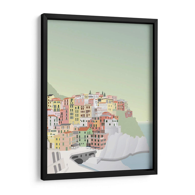 Viajes Europa - Manarola - Gurli Soerensen | Cuadro decorativo de Canvas Lab