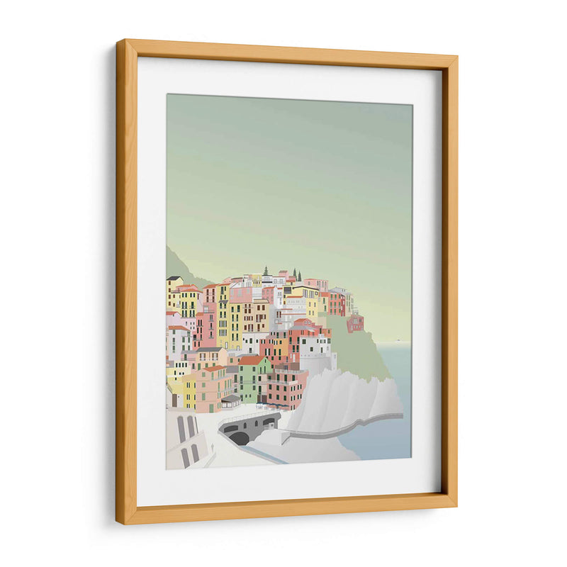 Viajes Europa - Manarola - Gurli Soerensen | Cuadro decorativo de Canvas Lab