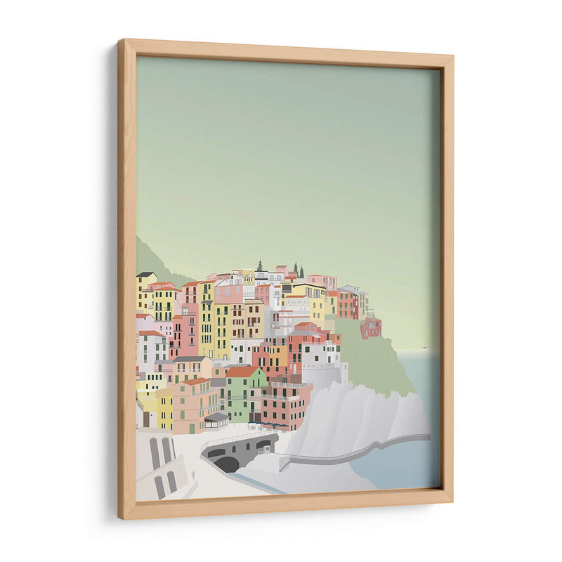 Viajes Europa - Manarola - Gurli Soerensen | Cuadro decorativo de Canvas Lab