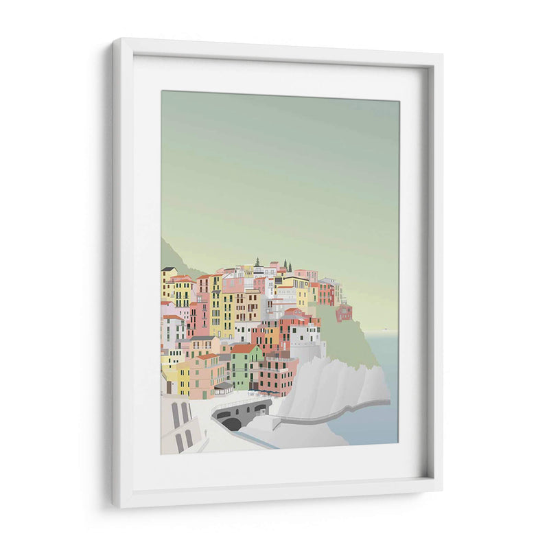 Viajes Europa - Manarola - Gurli Soerensen | Cuadro decorativo de Canvas Lab