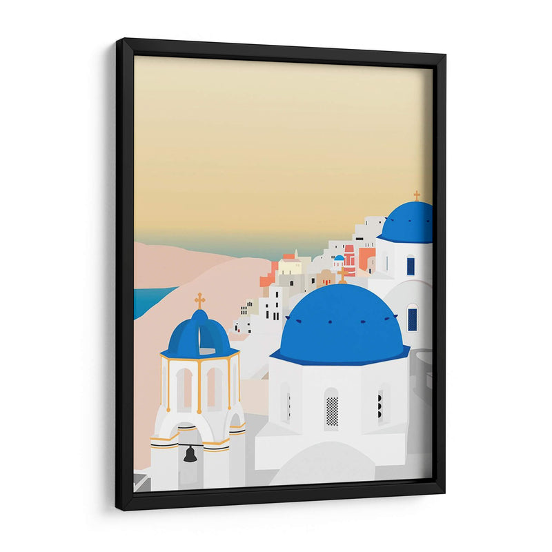 Viajes Europa - Santorini - Gurli Soerensen | Cuadro decorativo de Canvas Lab