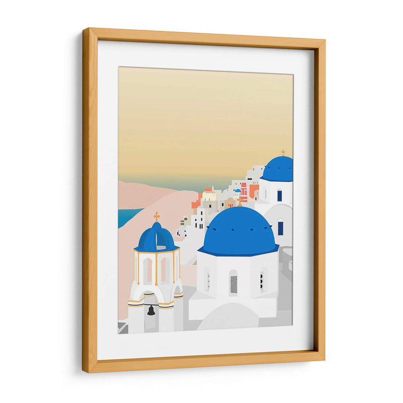 Viajes Europa - Santorini - Gurli Soerensen | Cuadro decorativo de Canvas Lab