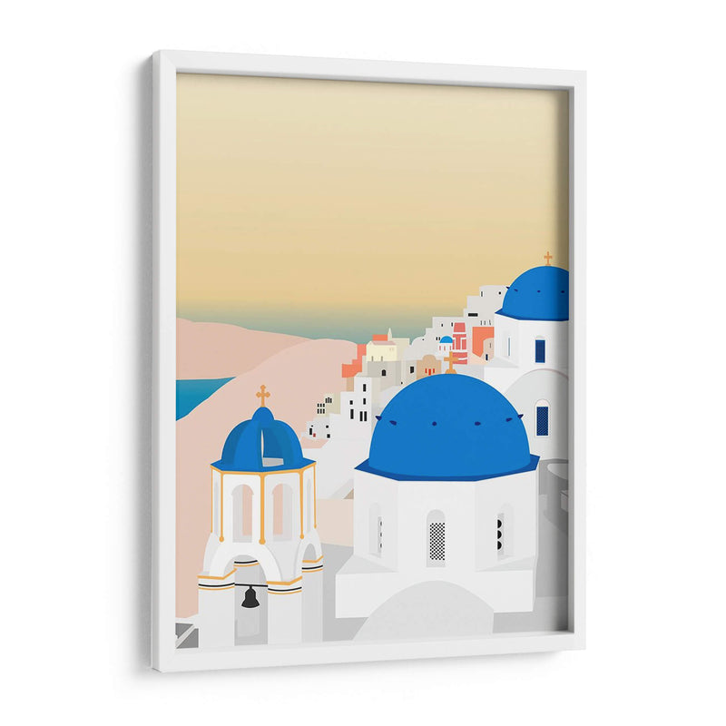 Viajes Europa - Santorini - Gurli Soerensen | Cuadro decorativo de Canvas Lab