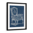 Silla Antigua Blueprint I - Vision Studio | Cuadro decorativo de Canvas Lab