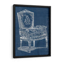 Silla Antigua Blueprint I - Vision Studio | Cuadro decorativo de Canvas Lab