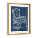 Silla Antigua Blueprint I - Vision Studio | Cuadro decorativo de Canvas Lab