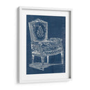 Silla Antigua Blueprint I - Vision Studio | Cuadro decorativo de Canvas Lab