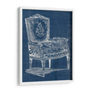 Silla Antigua Blueprint I - Vision Studio | Cuadro decorativo de Canvas Lab
