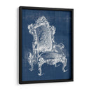 Silla Antigua Blueprint Ii - Vision Studio | Cuadro decorativo de Canvas Lab