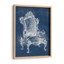 Silla Antigua Blueprint Ii - Vision Studio | Cuadro decorativo de Canvas Lab