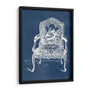 Silla Antigua Blueprint V - Vision Studio | Cuadro decorativo de Canvas Lab