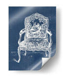 Silla Antigua Blueprint V - Vision Studio | Cuadro decorativo de Canvas Lab