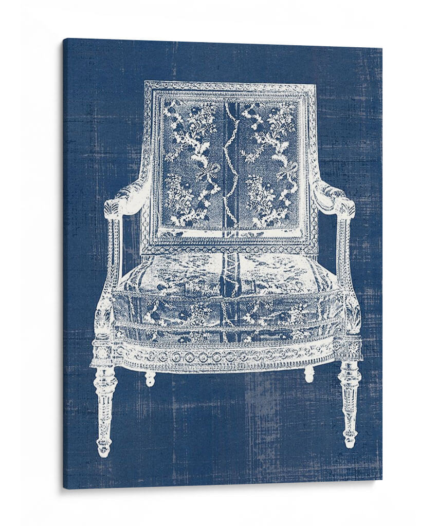 Silla Antigua Blueprint Vi - Vision Studio | Cuadro decorativo de Canvas Lab