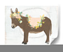 Delicado Burro I - June Erica Vess | Cuadro decorativo de Canvas Lab