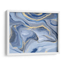 Azules y Oro 01 - Marmolista | Cuadro decorativo de Canvas Lab
