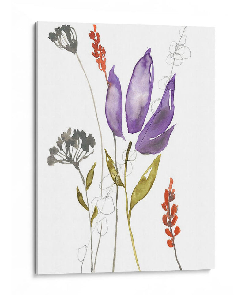 Bouquet Ultravioleta I - Jennifer Goldberger | Cuadro decorativo de Canvas Lab