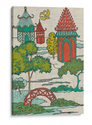 Paisaje Pagoda I - Chariklia Zarris | Cuadro decorativo de Canvas Lab