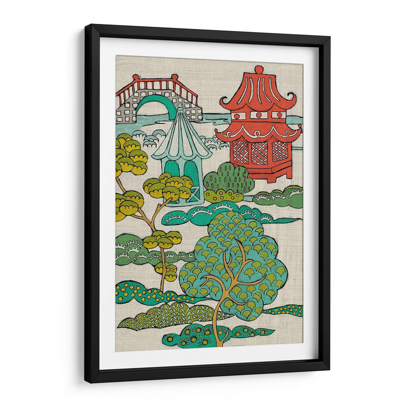 Paisaje Pagoda Ii - Chariklia Zarris | Cuadro decorativo de Canvas Lab