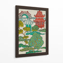 Paisaje Pagoda Ii - Chariklia Zarris | Cuadro decorativo de Canvas Lab