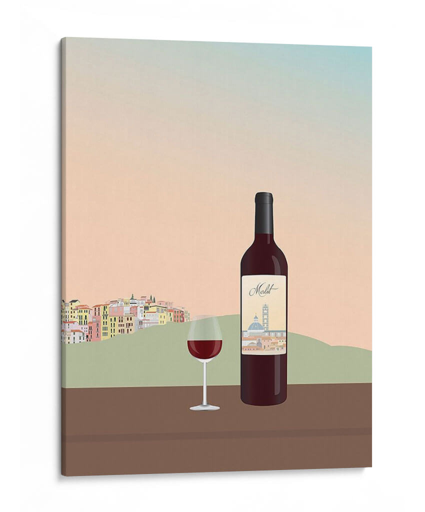 Vino Toscano Ii - Gurli Soerensen | Cuadro decorativo de Canvas Lab