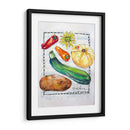 Vegetales De Cocina Ii - Elizabeth St. Hilaire | Cuadro decorativo de Canvas Lab