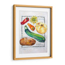 Vegetales De Cocina Ii - Elizabeth St. Hilaire | Cuadro decorativo de Canvas Lab