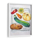 Vegetales De Cocina Ii - Elizabeth St. Hilaire | Cuadro decorativo de Canvas Lab