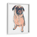 Retrato De Perro - Dave - June Erica Vess | Cuadro decorativo de Canvas Lab