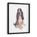 Retrato De Perro - Ajax - June Erica Vess | Cuadro decorativo de Canvas Lab