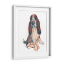 Retrato De Perro - Ajax - June Erica Vess | Cuadro decorativo de Canvas Lab