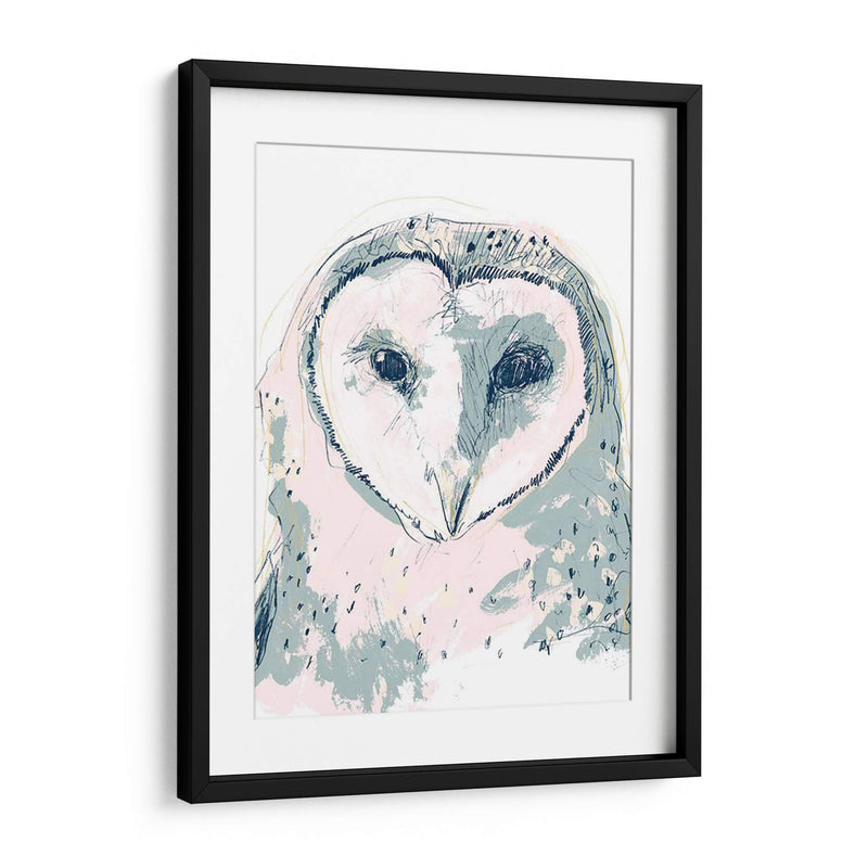 Funky Owl Retrato I - June Erica Vess | Cuadro decorativo de Canvas Lab