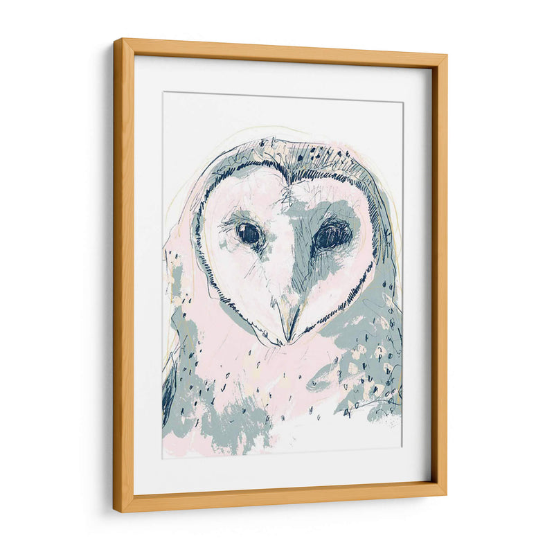 Funky Owl Retrato I - June Erica Vess | Cuadro decorativo de Canvas Lab