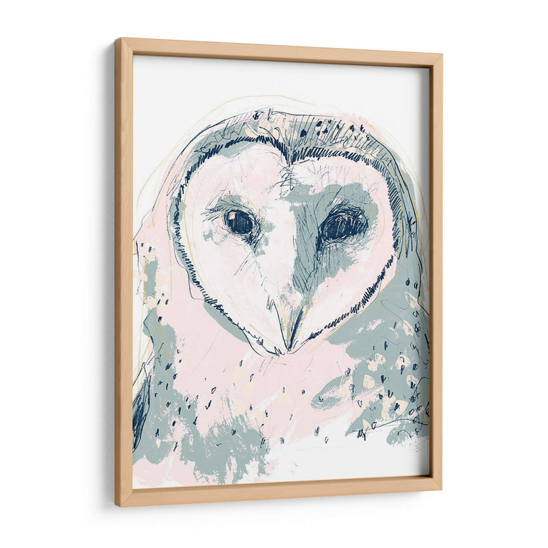 Funky Owl Retrato I - June Erica Vess | Cuadro decorativo de Canvas Lab