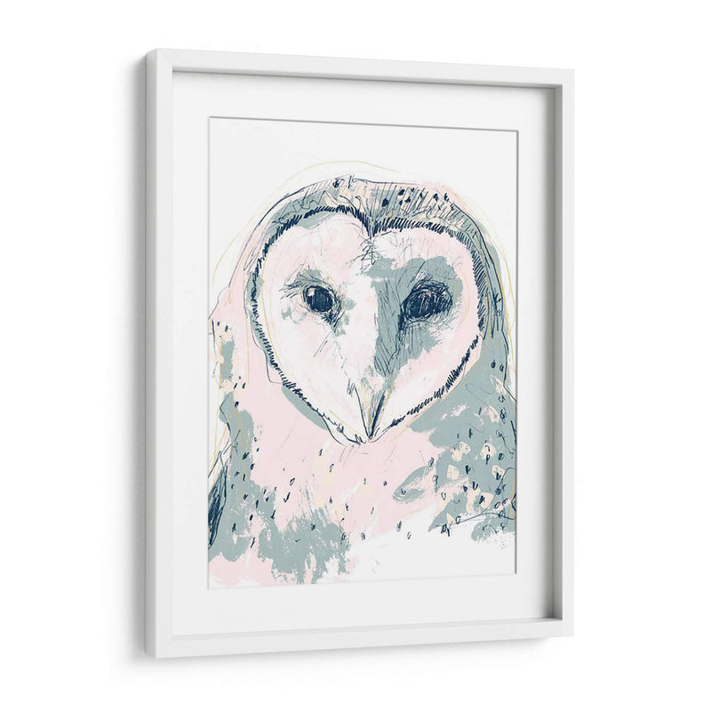 Funky Owl Retrato I - June Erica Vess | Cuadro decorativo de Canvas Lab