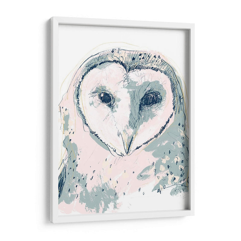 Funky Owl Retrato I - June Erica Vess | Cuadro decorativo de Canvas Lab