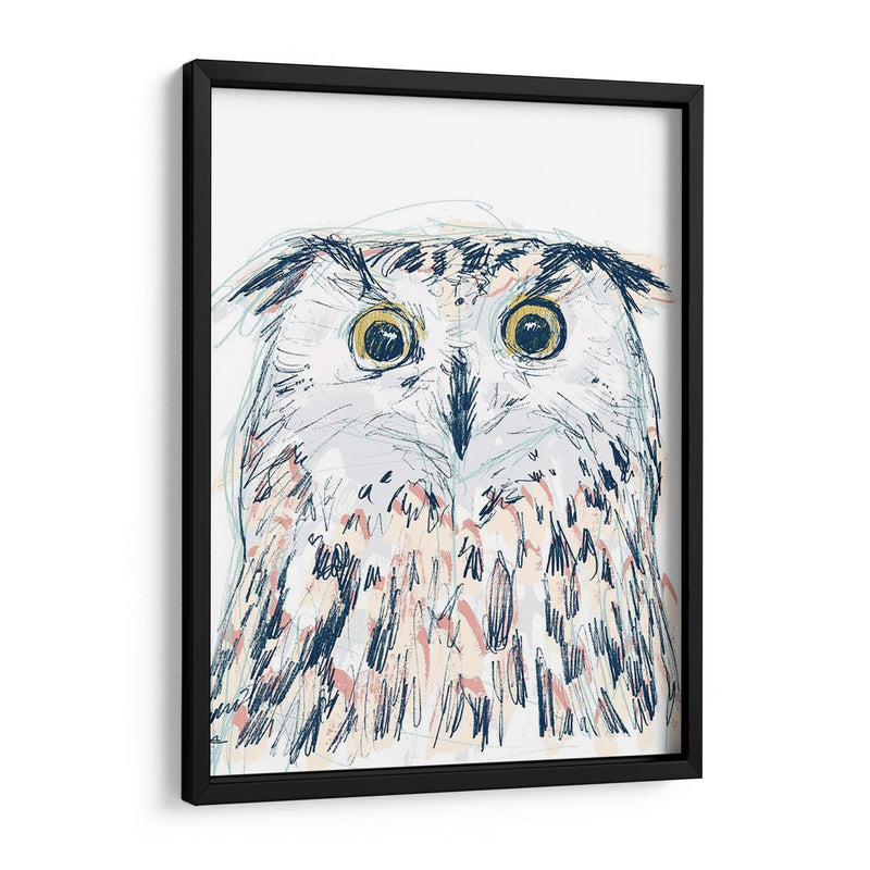 Funky Owl Retrato Ii - June Erica Vess | Cuadro decorativo de Canvas Lab