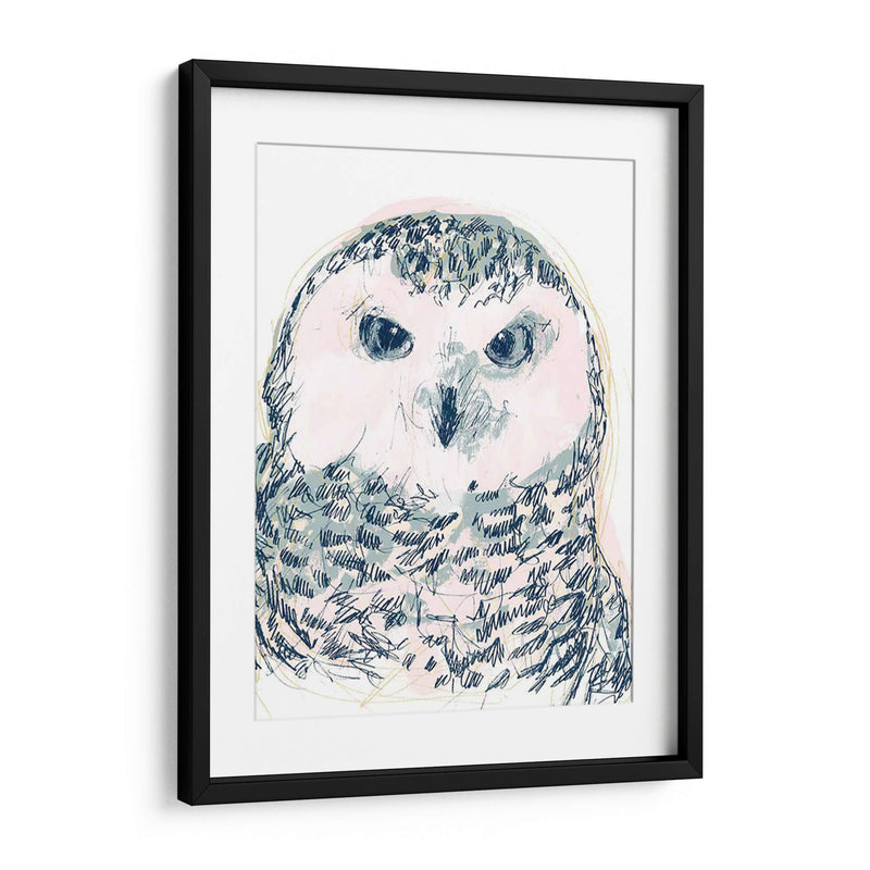 Funky Owl Retrato Iv - June Erica Vess | Cuadro decorativo de Canvas Lab